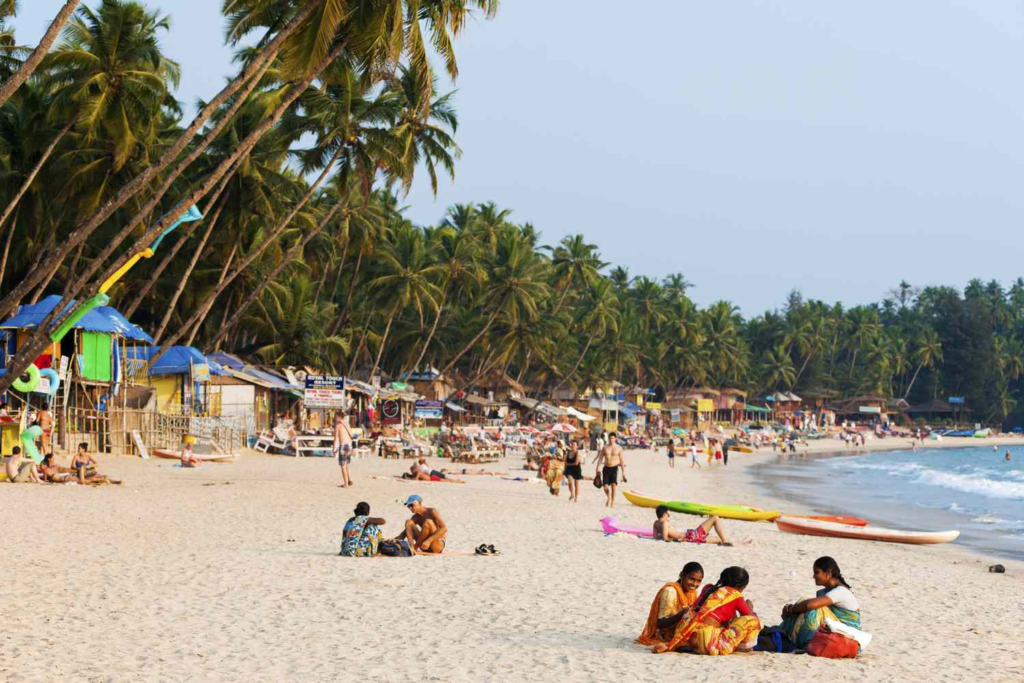 Palolem Beach in Goa - Peaceful
